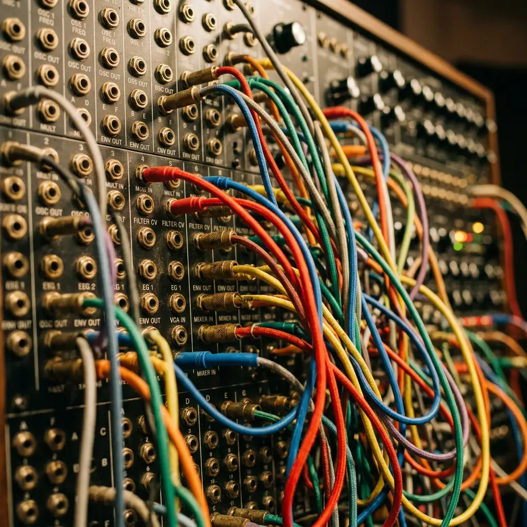 Complex Synthesizer Patch Bay Strategy